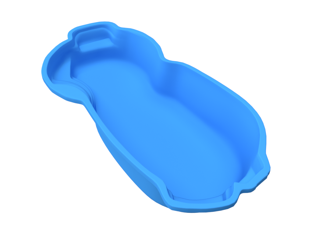 Alexandria Freeform Fiberglass Pool