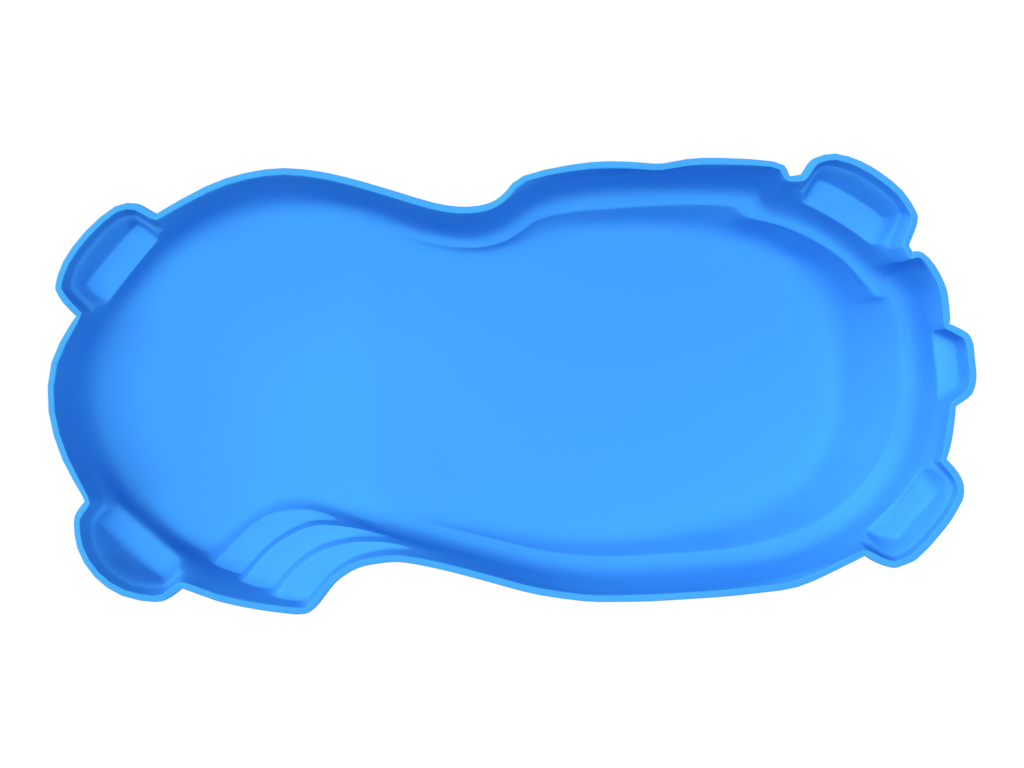 Atlantic City Freeform Fiberglass Pool