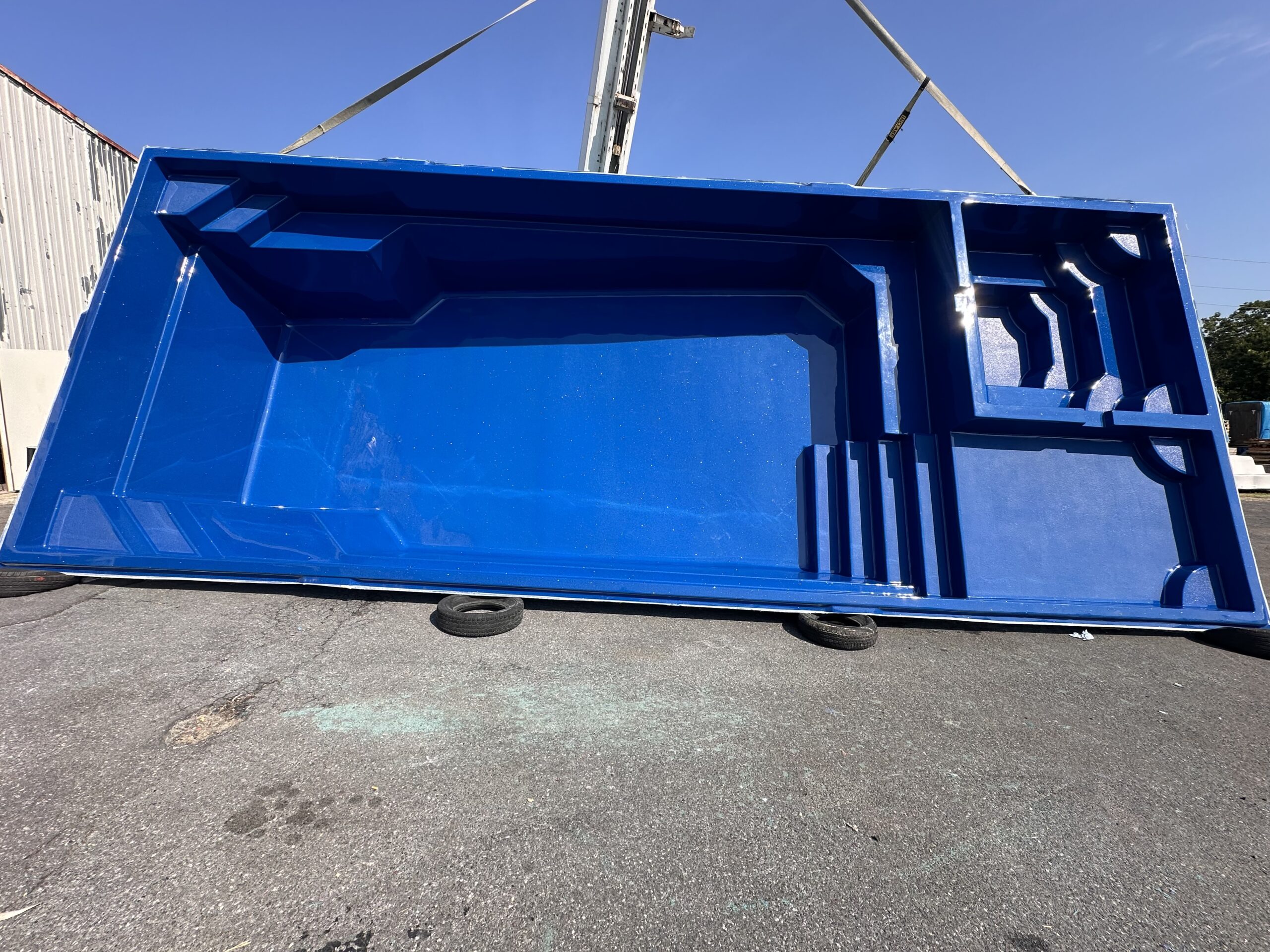 Beach Haven Rectangle Fiberglass Pool