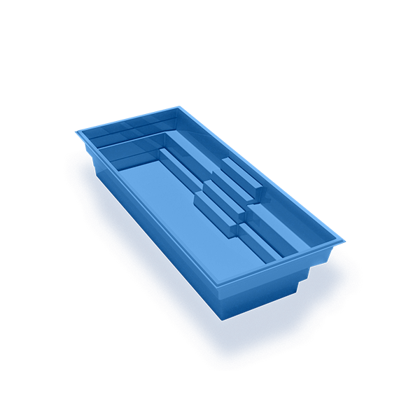 lake charleston Fiberglass Rectangular Pool