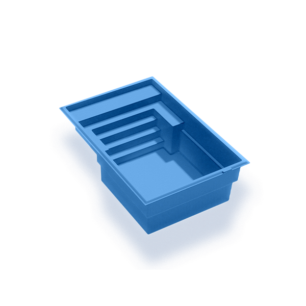 Crystal Lake Fiberglass Rectangular Pool