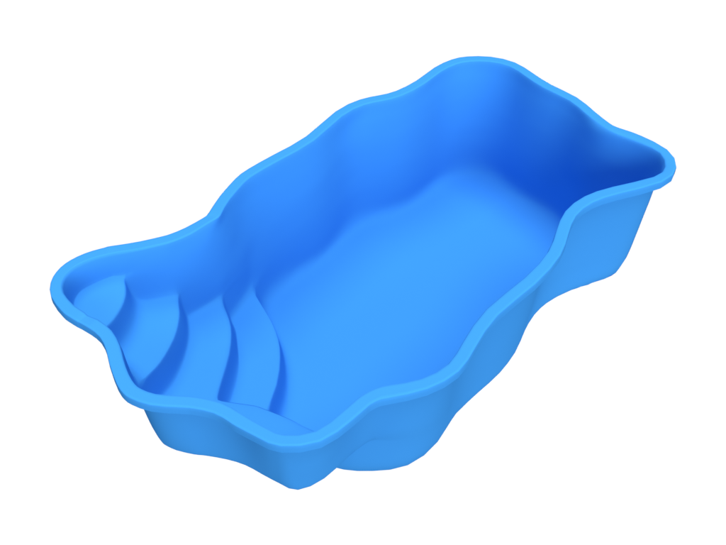 Charleston Natural Fiberglass Pool