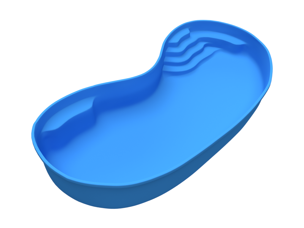 Charlotte Kidney Fiberglass Pool