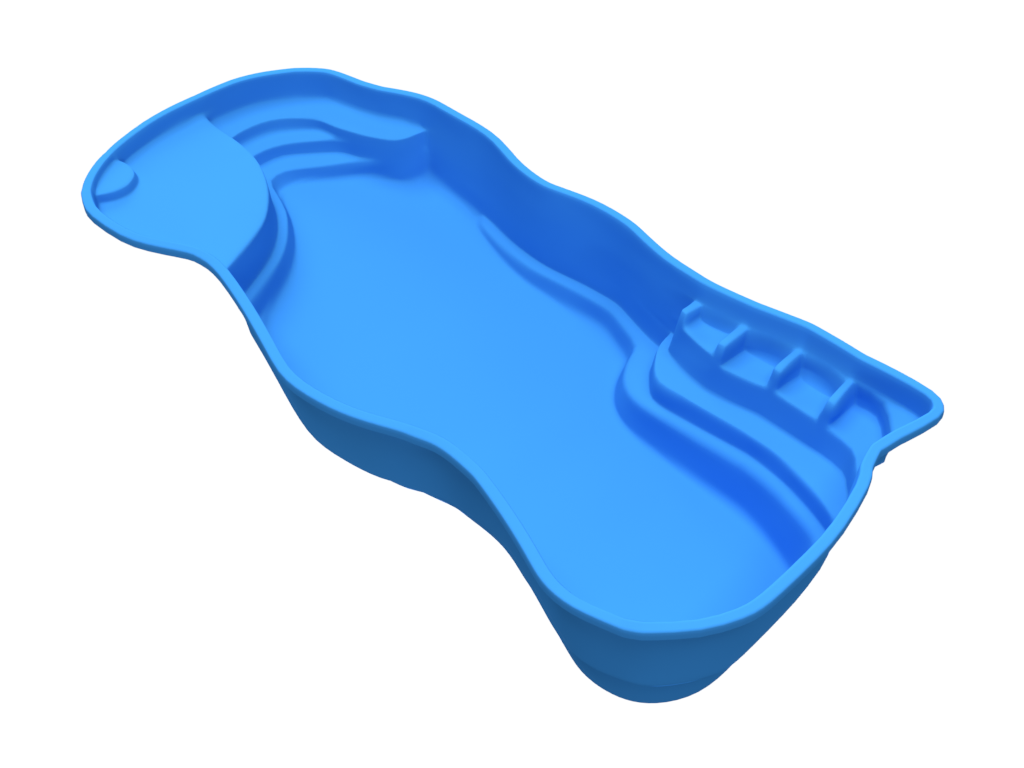 Columbus Natural Fiberglass Pool