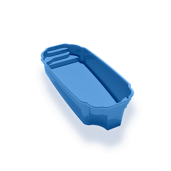 Delaware Bay Fiberglass Freeform Pool