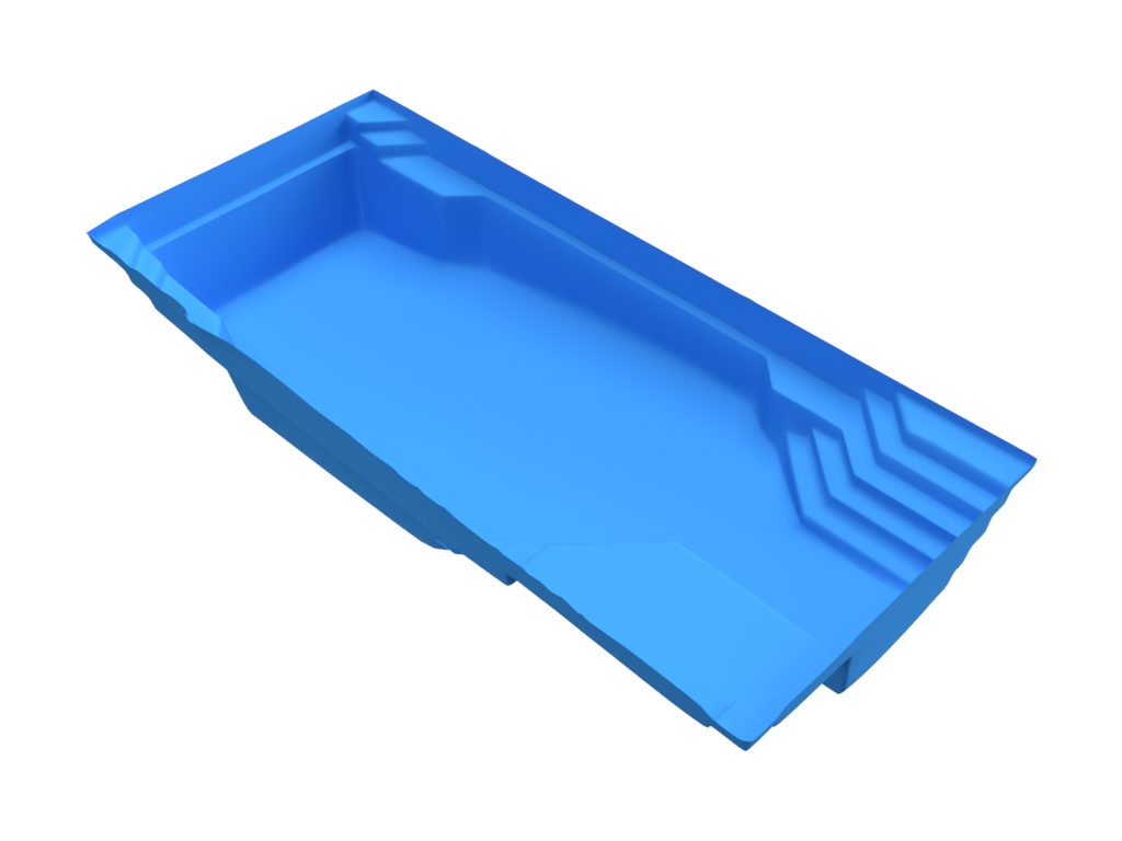 Danbury Rectangular Fiberglass Pool