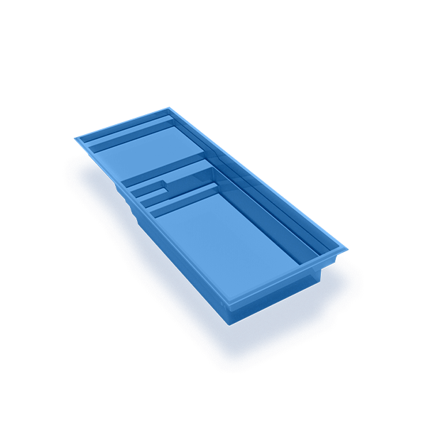 Key Largo Fiberglass Rectangular Pool