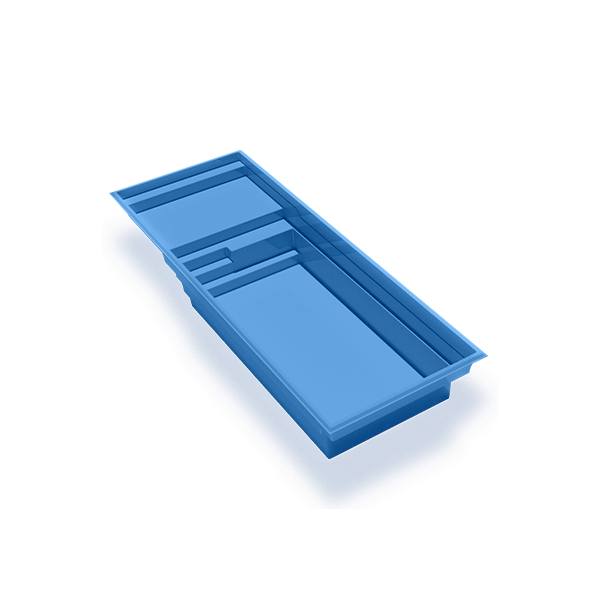 Monterey Fiberglass Rectangular Pool