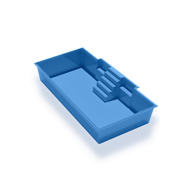 Cape Charles Fiberglass Rectangular Pool